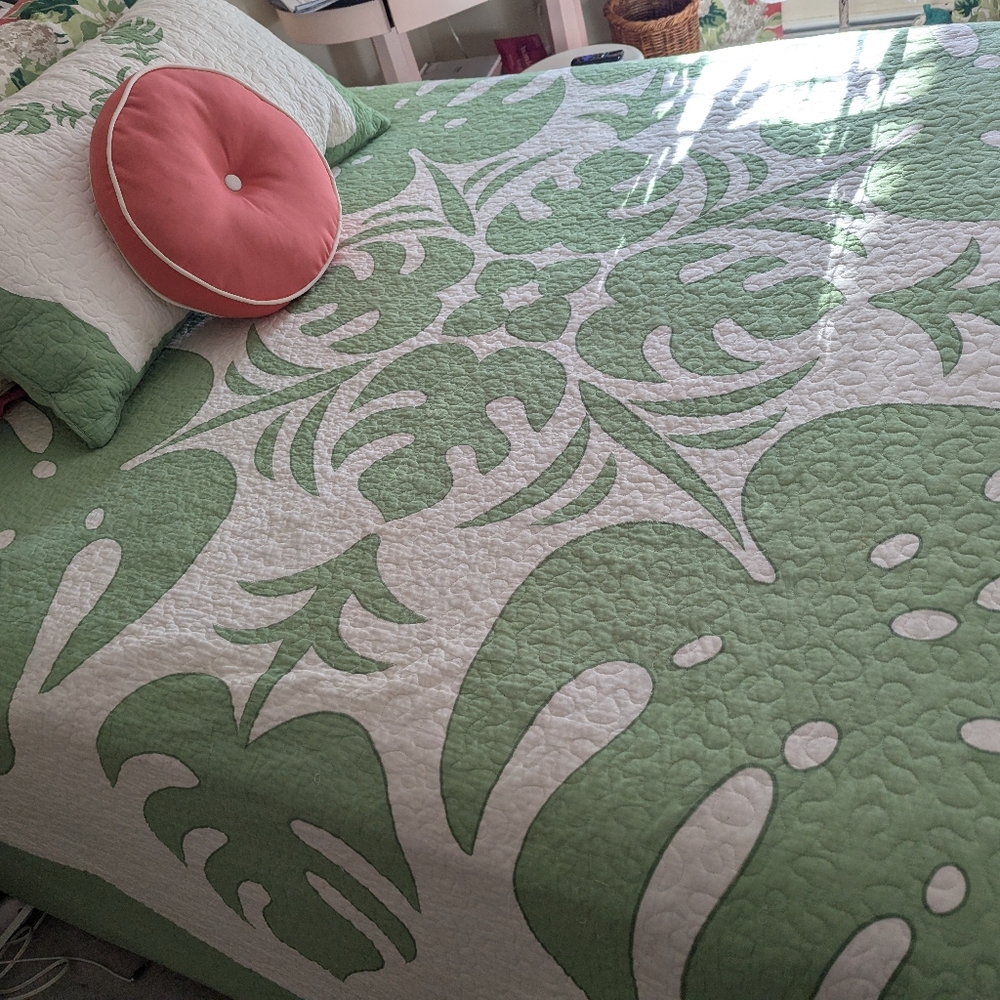 Tommy Bahama King Quilt Molokai Mint